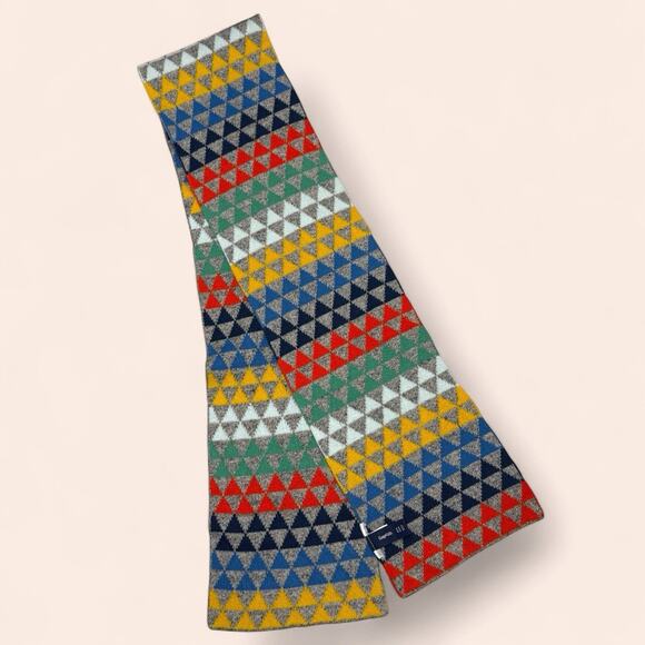 GAP Kids Multi Colored Prism Knit Neck Scarf Long OS One Size Classic Colorful - Picture 2 of 6